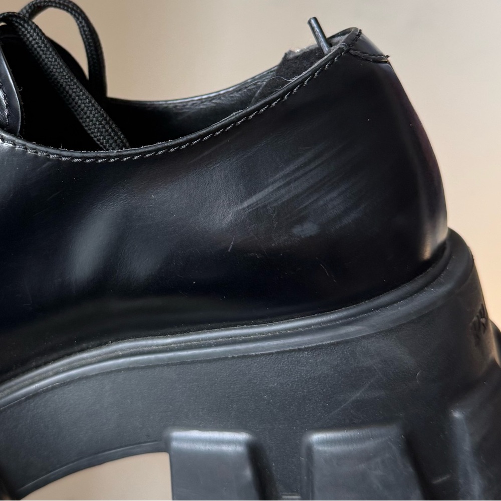 Like new Prada MONOLITH CHUNKY PLATFORM DERBY CREEPER 36 - Picture 5 of 13